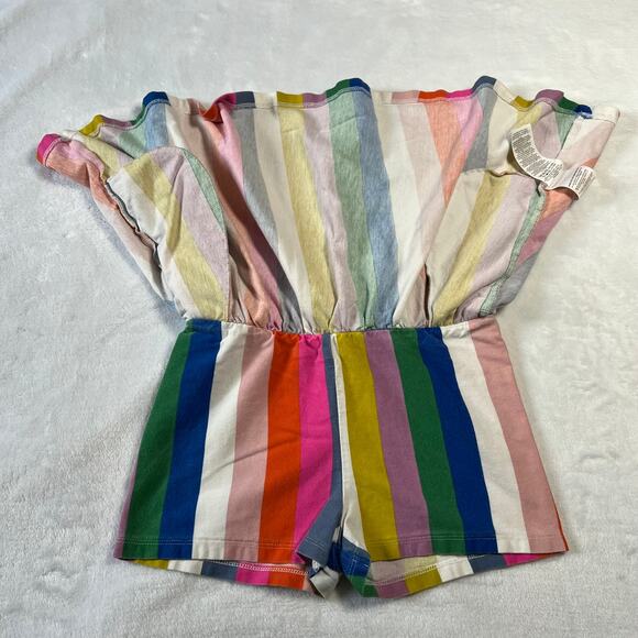 Mini Boden Rainbow Stripe Jersey Knit Skort Size 9-10Y Casual Vacation Preppy - Picture 6 of 10